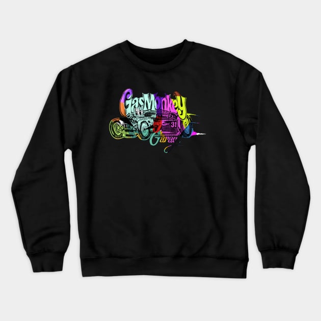 Gas monkey - Wpap Vintage Crewneck Sweatshirt by Hi.Nawi